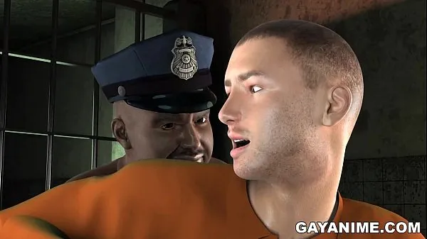 새로운 3D cartoon prisoner gets fucked in the ass by a chubby black cop 멋진 영화