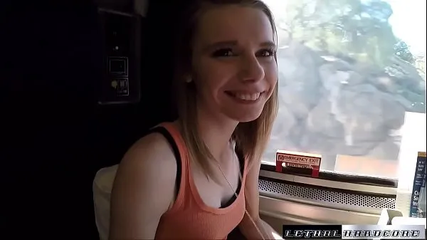 New Catarina gets her teen Russian pussy plowed on a speeding train cool Movies