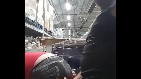New Quickie with a co-worker in the warehouse cool Movies