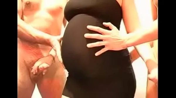 New Pregnant in black dress gangbang cool Movies