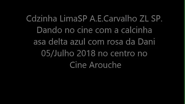 Cdzinha LimaSP Dando no cine com a calcinha asa delta azul com rosa modelo jeans da Dani esp de um colega 05 07 2018أفلام رائعة جديدة