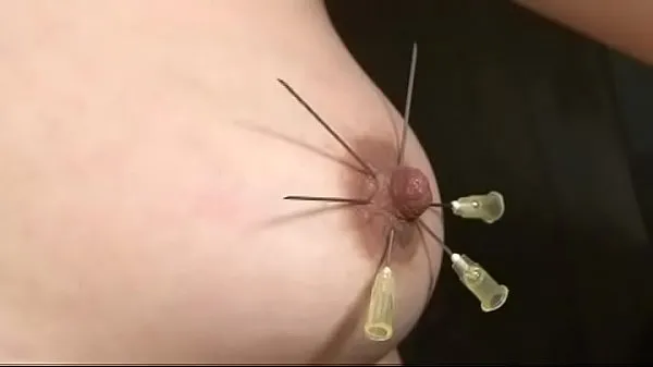 새로운 japan BDSM piercing nipple and electric shock 멋진 영화