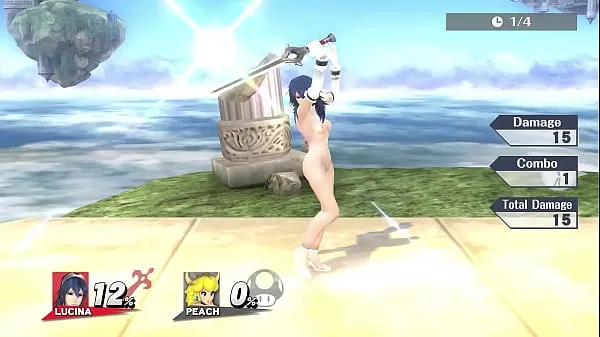 新Super Smash Bros. Wii U - Nude Lucina Mod酷电影