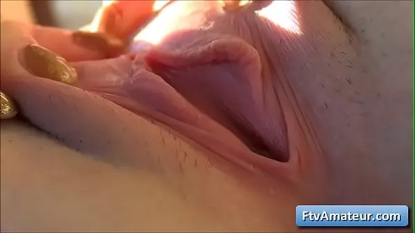 نئی Young brunette teen amateur Kylie play with her bald pussy and gets fingered deep for intense orgasm زبردست فلمیں