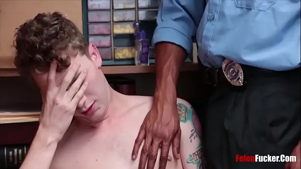 Straight Man Gives Up His Ass To Gay Black Cop Filem hebat baharu