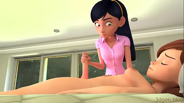 Nuovi Violet dà Handjob a m. The Incredibles Porn fantastici film