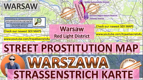 Nye Warsaw, Poland, Sex Map, Street Map, Massage Parlours, Brothels, Whores, Callgirls, Bordell, Freelancer, Streetworker, Prostitutes kule filmer