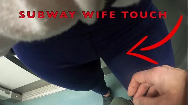 Nye My Wife Let Older Unknown Man to Touch her Pussy Lips Over her Spandex Leggings in Subway seje film