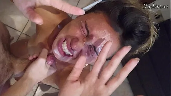 New Girl orgasms multiple times and in all positions. (at 7.4, 22.4, 37.2). BLOWJOB FEET UP with epic huge facial as a REWARD - FRENCH audio cool Movies