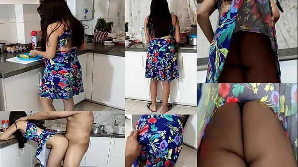 Nouveaux ne voudra pas dire à maman que tu m'as baisé quand je cuisinais - Beau-père Bravo profite de sa belle-fille dans la cuisine - SEE FULL VIDEO films sympas