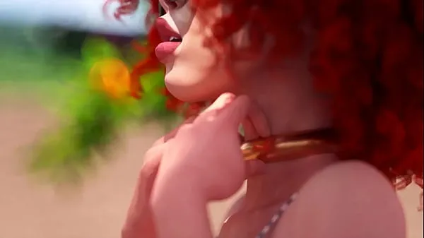 Yeni Futanari - Beautiful Shemale fucks horny girl, 3D Animated harika Filmler