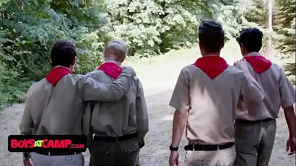 New Boys At Camp - Sexy Scout Boys Please Their Scout Master Outdoors cool Movies