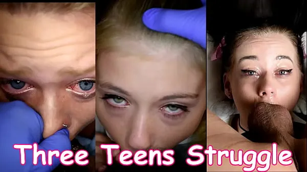 Teenage girls struggle with deepthroating dirty old man for the first time Film keren baru