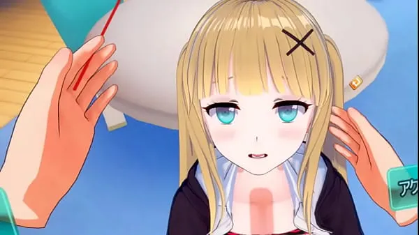 Új Eroge Koikatsu! VR version] Cute and gentle blonde big breasts gal JK Eleanor (Orichara) is rubbed with her boobs 3DCG anime video klassz filmek