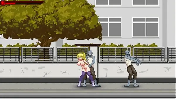 新堅強的女人在另一個狩獵動作無盡 ryona 遊戲新遊戲視頻中與怪物男人發生性關係酷电影