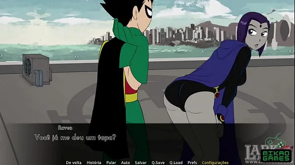 新Parody game of Teen Titans ep 14 Training fight with Raven酷电影