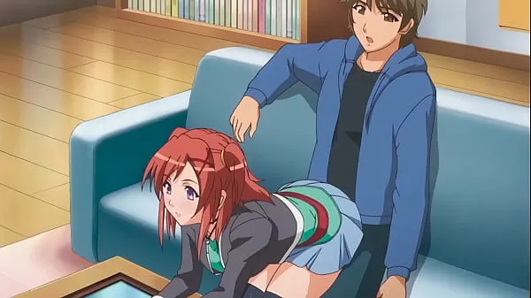 step Brother gets a boner when step Sister sits on him - Hentai [Subtitled Film keren baru