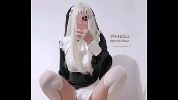 Nieuwe The shy nun Mayuziii in white stockings is so perverted in private. She is inserting a fake dick into her pussy to masturbate. She is in heat and anyone can fuck her coole films