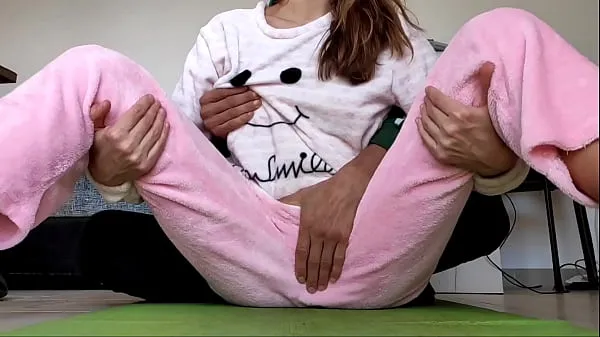 asian amateur real homemade teasing pussy and small tits fetish in pajamasأفلام رائعة جديدة